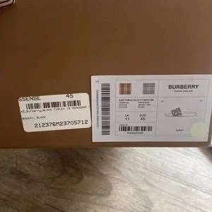 Burberry | Shoes | Burberry Tb Perforated Monogram Slides  display picture 1